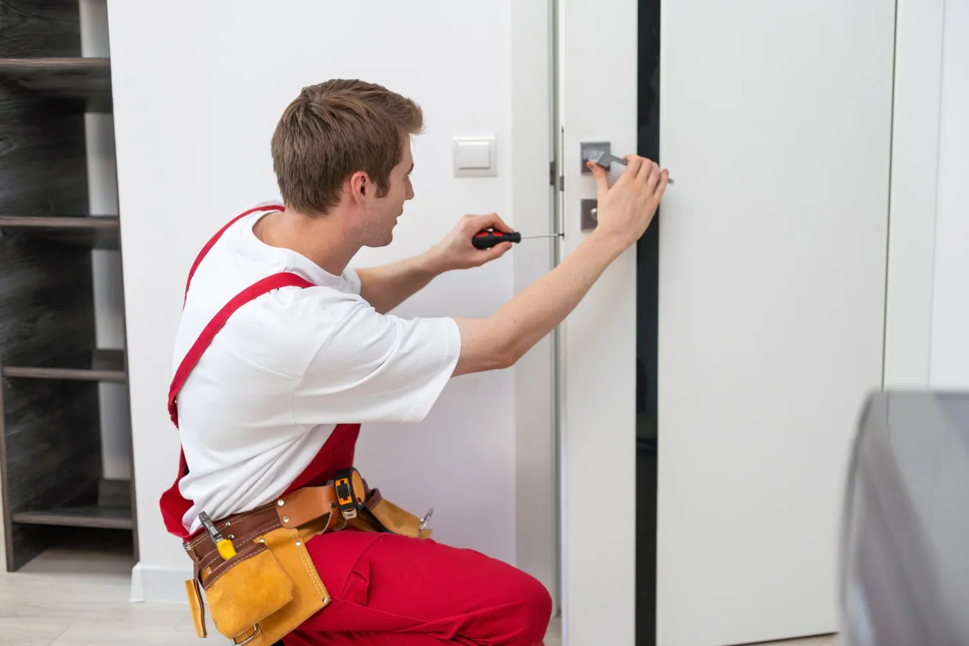 Changement d'un cylindre sur une porte de palier à Vernouillet